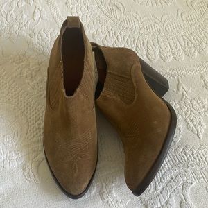 Frye suede booties